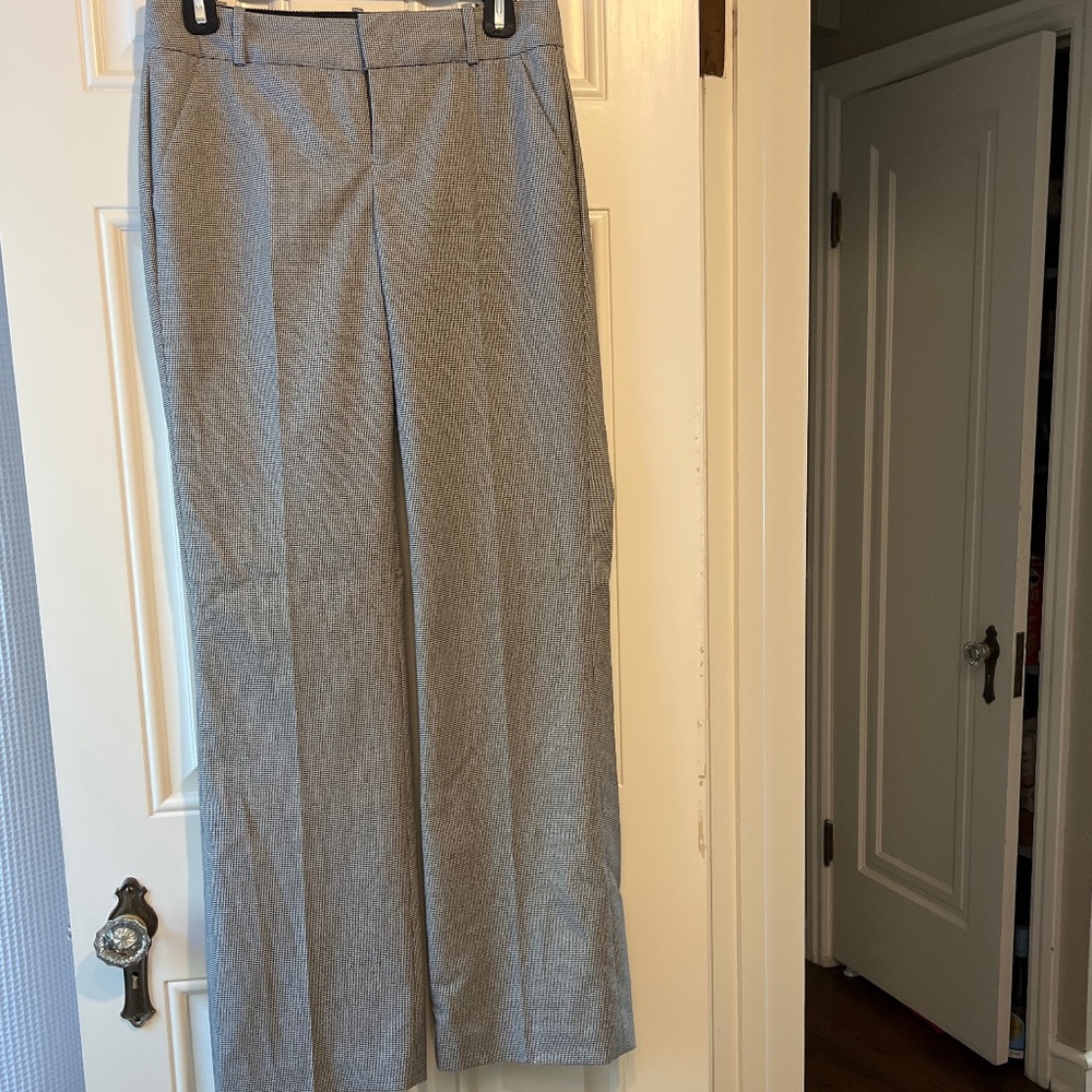 Houndstooth Banana Republic Martin fit pants